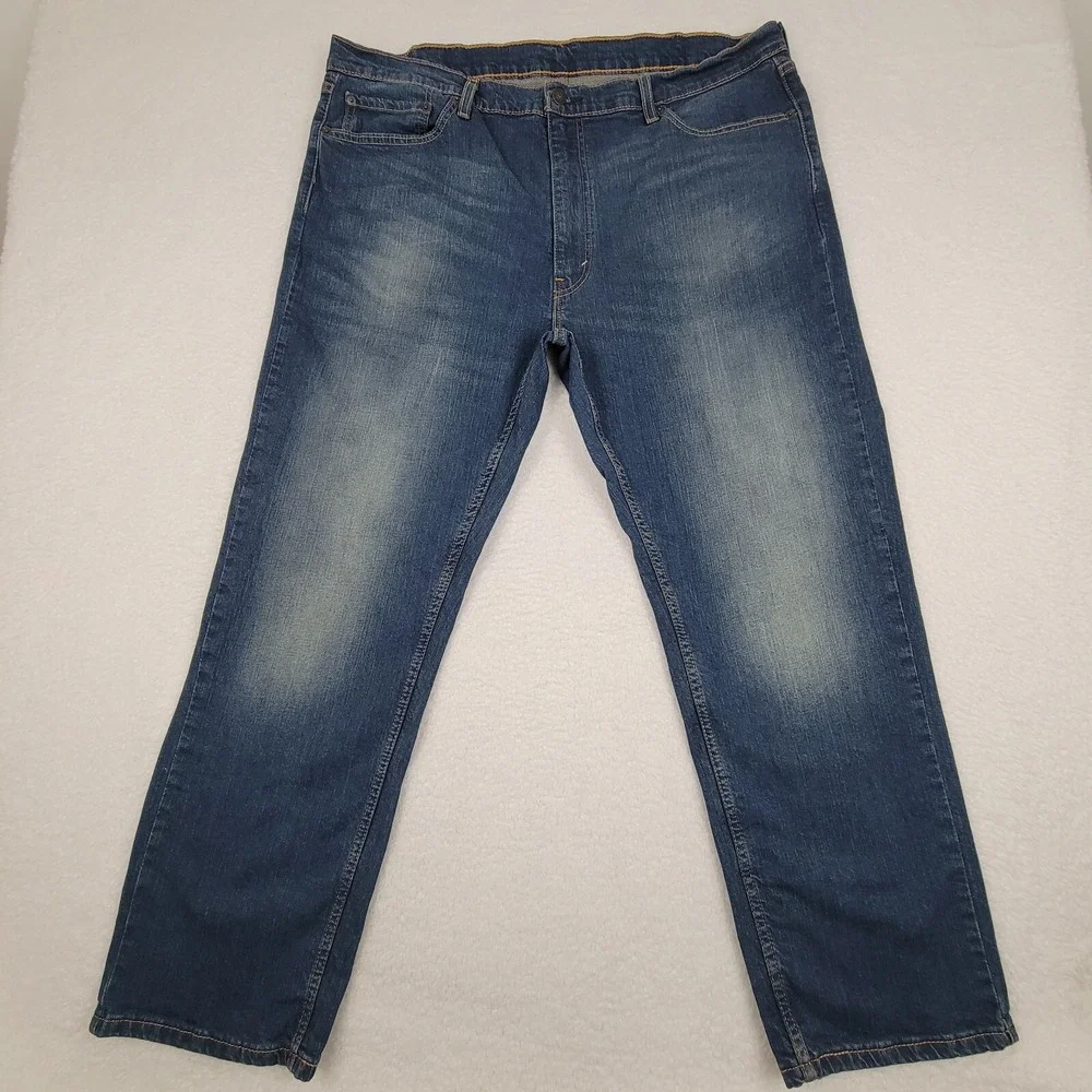 Levis 559 Relaxed Straight Jeans Mens 42 x 30 Measures 40 x 29 Blue Cotton Blend